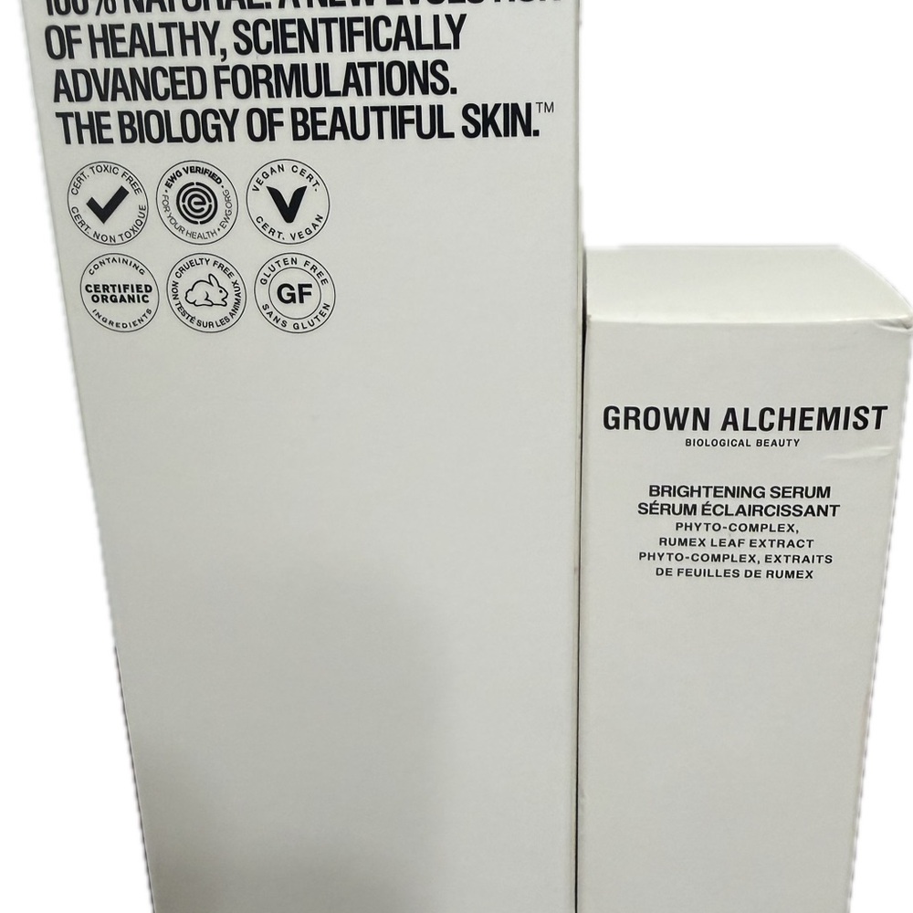 Grown Alchemist Brightening Serum - PLUS  Gentle Facial Cleanser Bundle 🤍